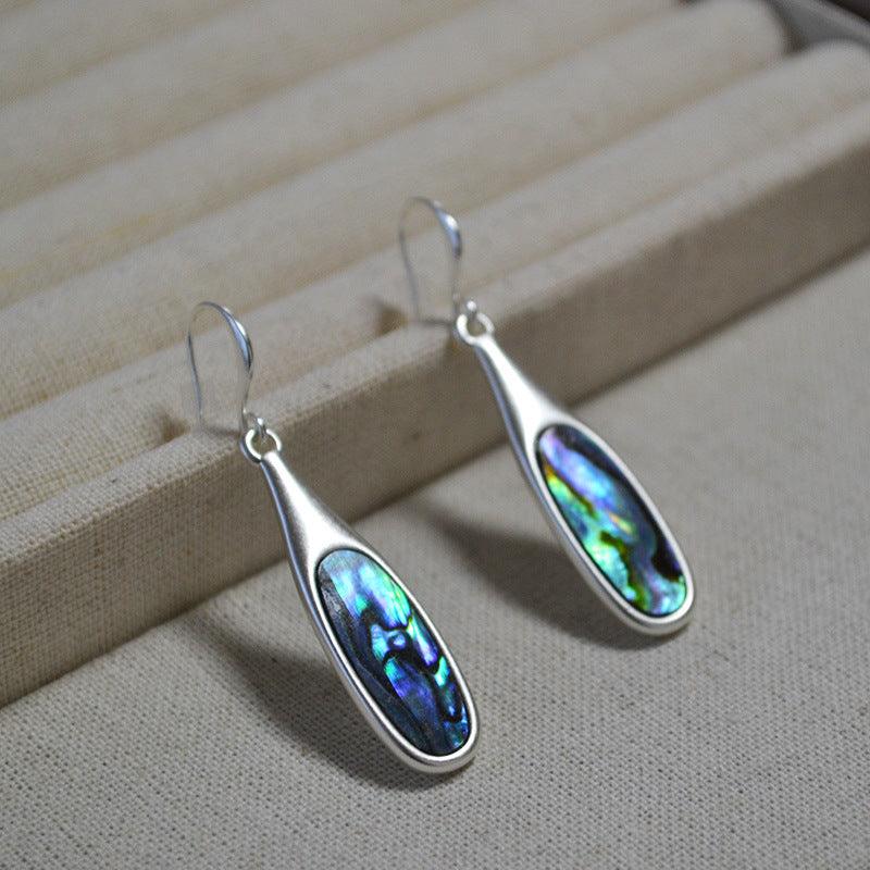 Vintage Colourful Teardrop Earrings
