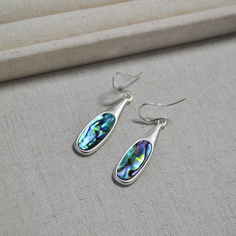 Vintage Colourful Teardrop Earrings