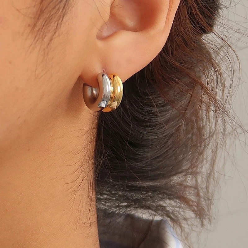 Large Gold Hoop Earrings
