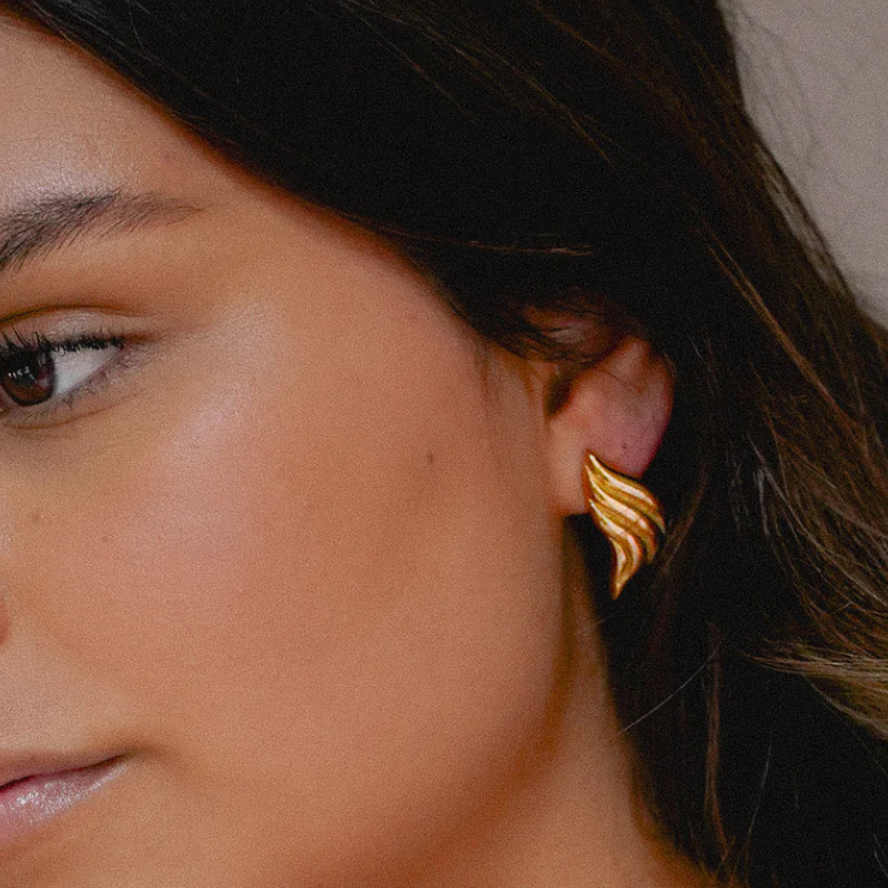 Elegant and Delicate Design Angel Wing Earrings