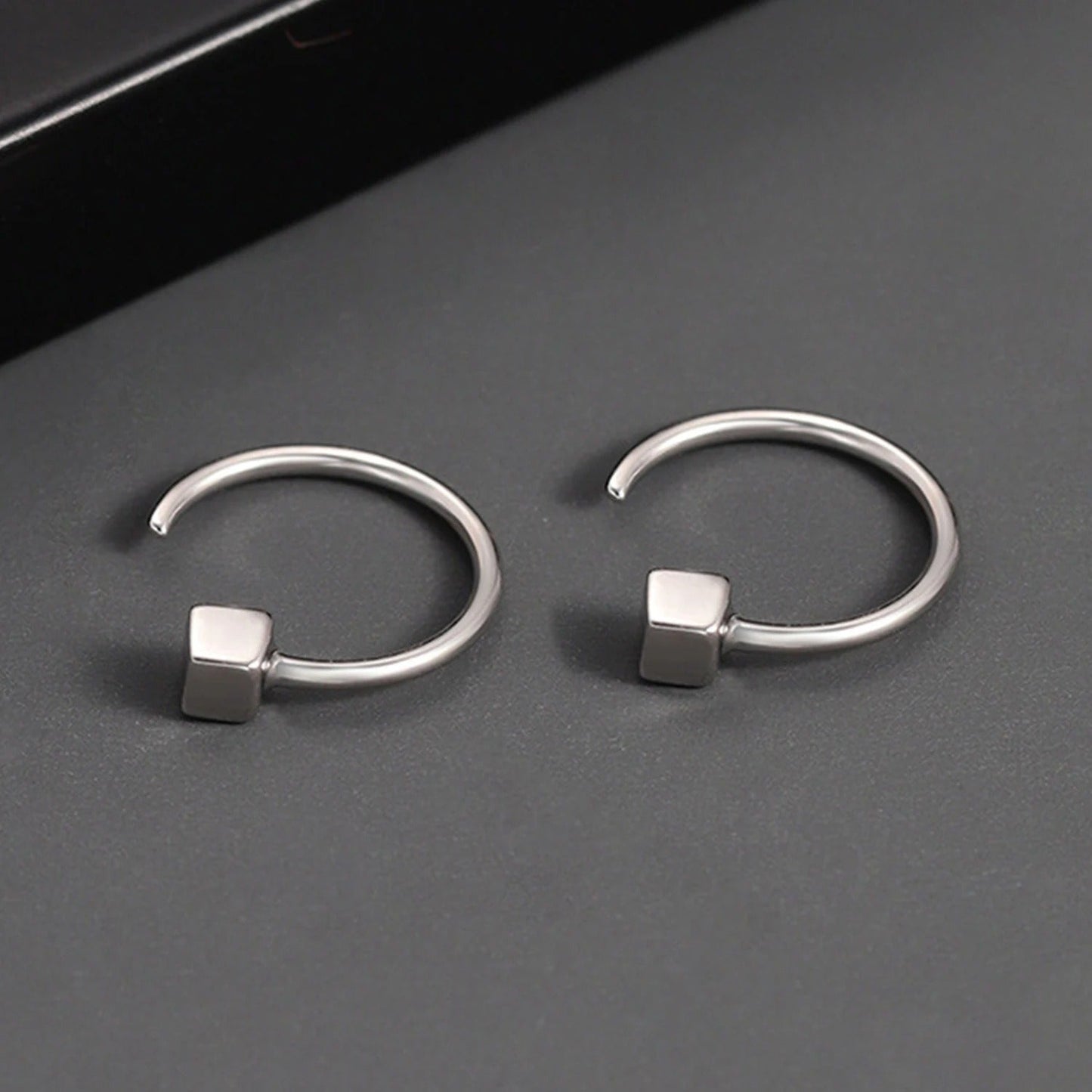 Stylish Geometric U-Shaped Stud Earrings
