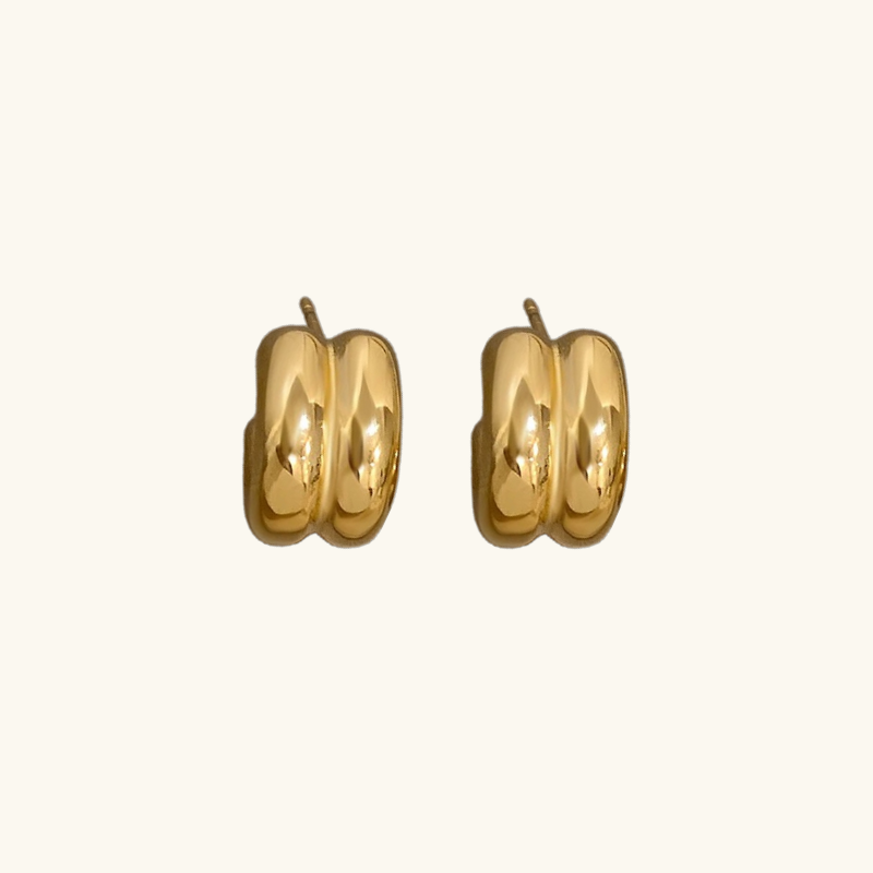 Large Gold Hoop Earrings