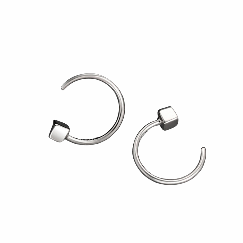 Stylish Geometric U-Shaped Stud Earrings