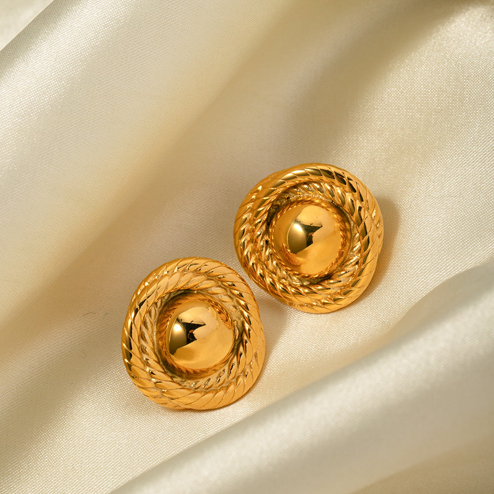 Luxurious Golden Earrings
