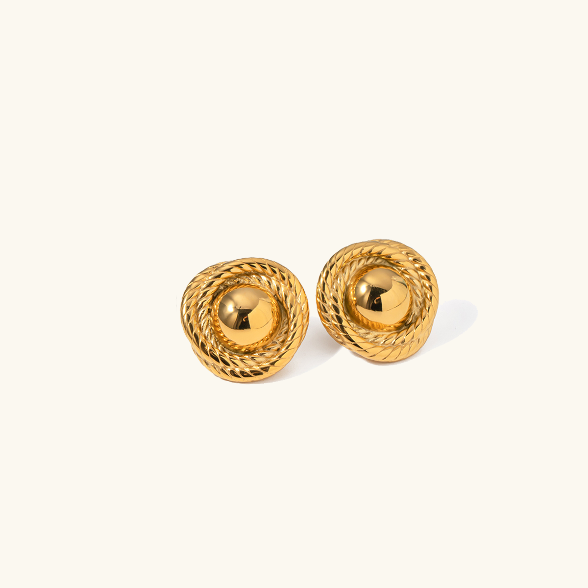 Luxurious Golden Earrings