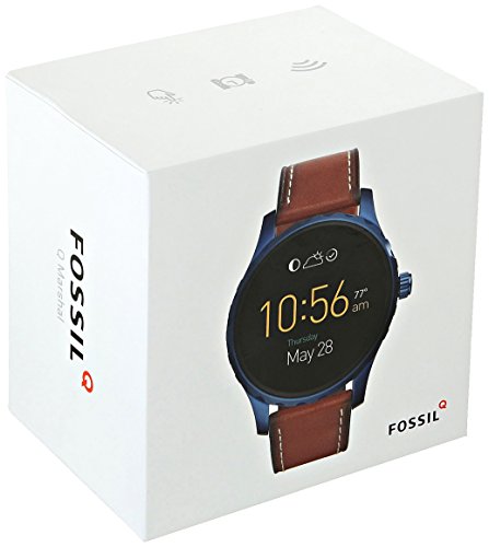 Fossil Q Marshal Gen 2 Touchscreen Brown Leather Smartwatch - Jewelry ...