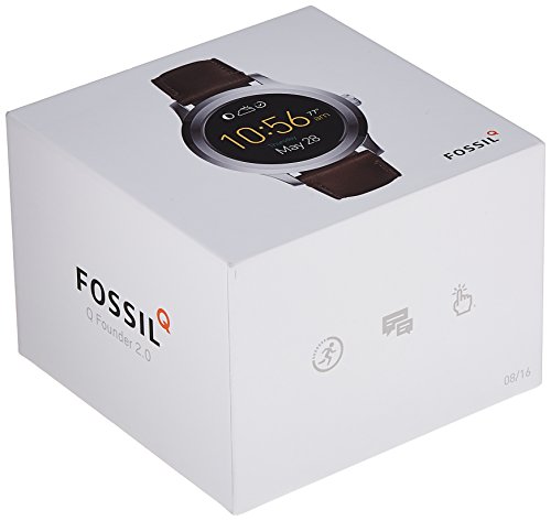 Fossil Q Founder Gen 2 Touchscreen Brown Leather Smartwatch - Jewelry ...