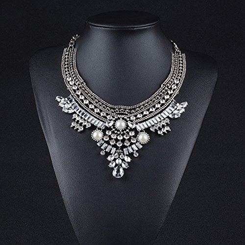 Lovage Vintage Anti Silver Gold Tone Long Boho Statement Necklace ...